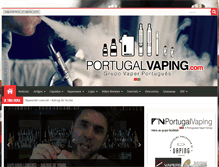 Tablet Screenshot of portugalvaping.com